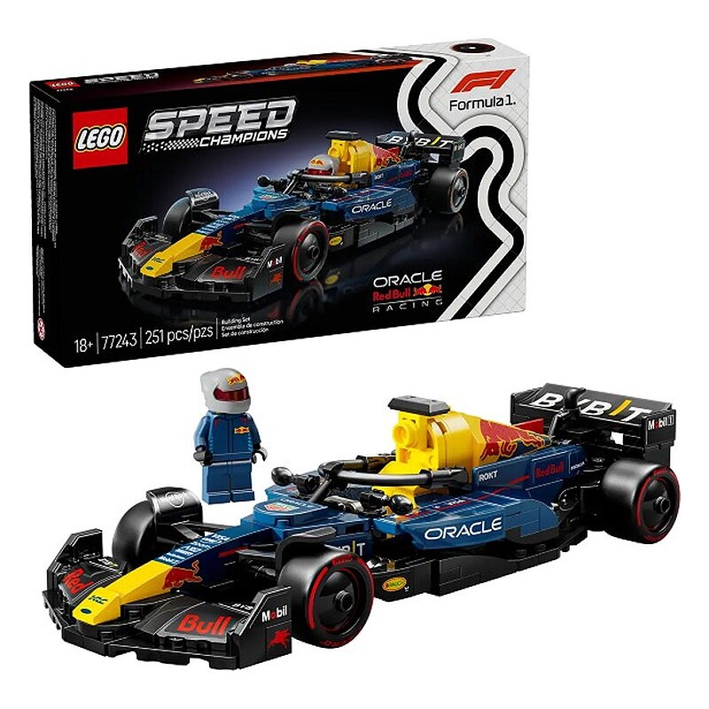 LEGO-77243 Coche de Carreras Oracle Red Bull Racing RB20 F1
