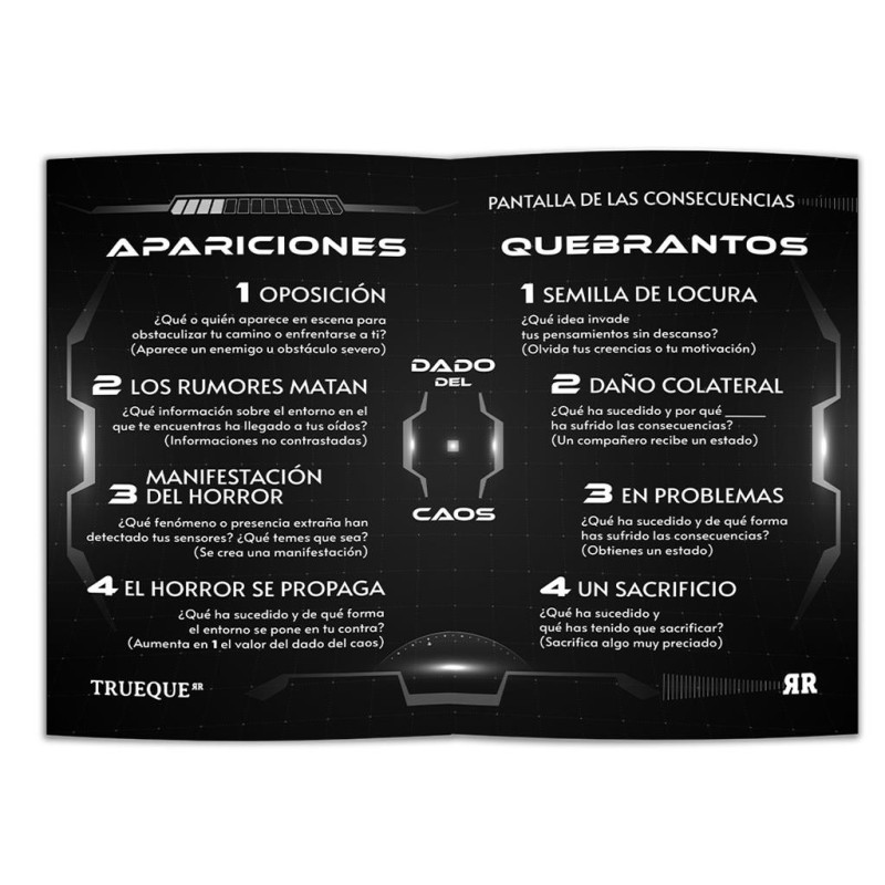 Trueque: Vacío, un suplemento de horror espacial