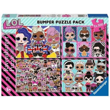 Puzzle 4 X 100 Bumper Pack: L.O.L.