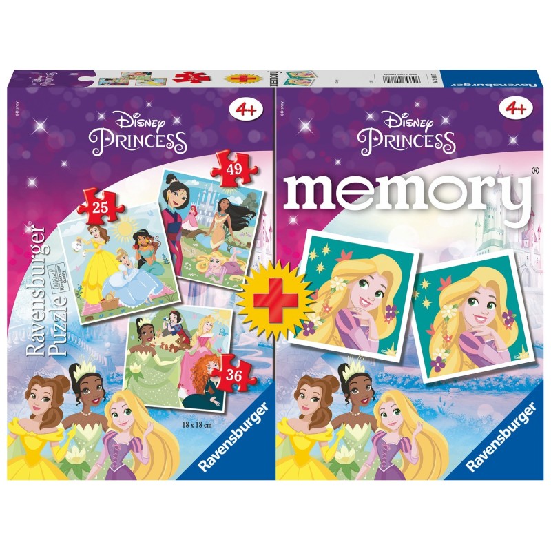 Multipack Memory + 3 Puzzles: Princess