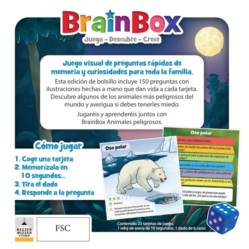BrainBox Pocket Animales Peligrosos