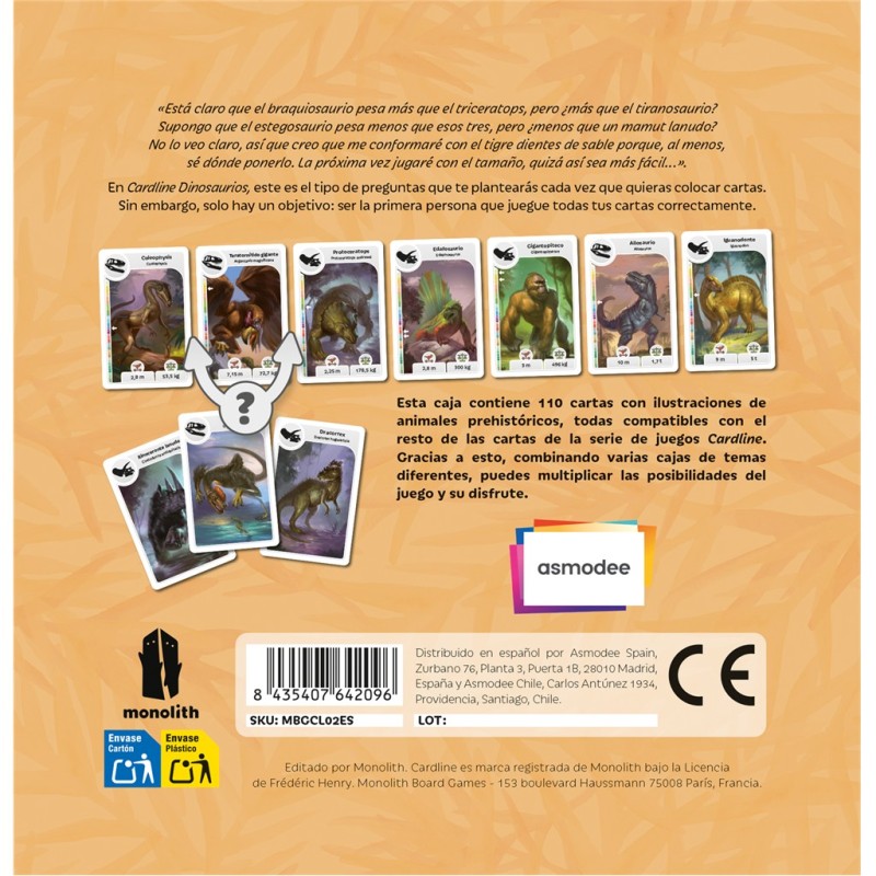 Cardline Dinosaurios