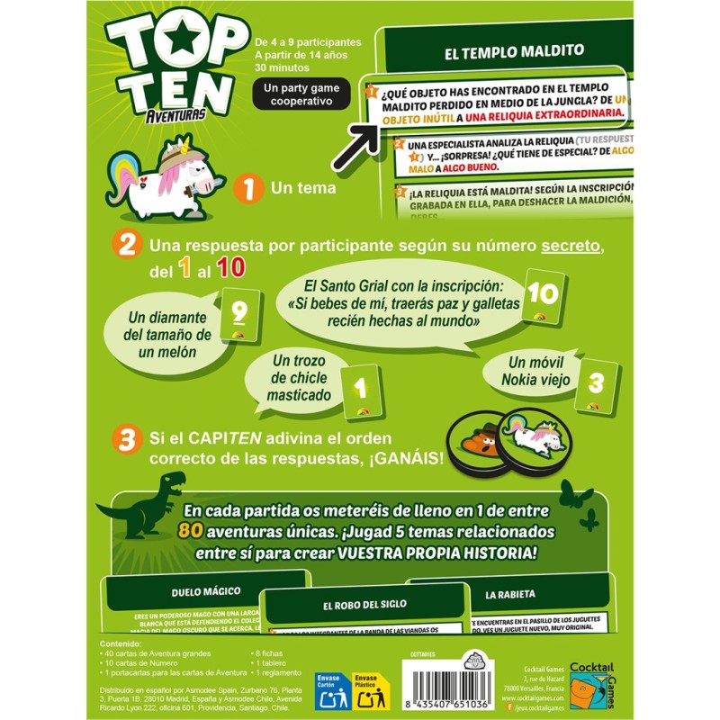 Top Ten Aventuras
