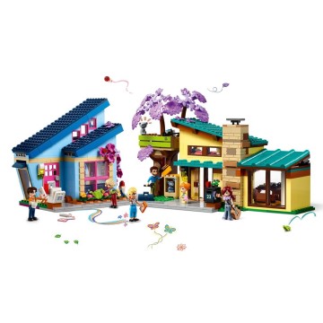LEGO-42620 Casas Familiares de Olly y Paisley
