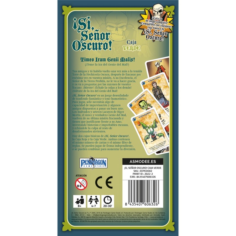 ¡Sí, Señor Oscuro! Caja Verde