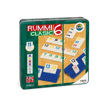RUMMICLASSIC 6 JUGADORES METAL BOX