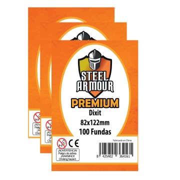 Caja 100 paquetes de fundas Dixit Premium (82x122mm) --50% desc.-- (46022)