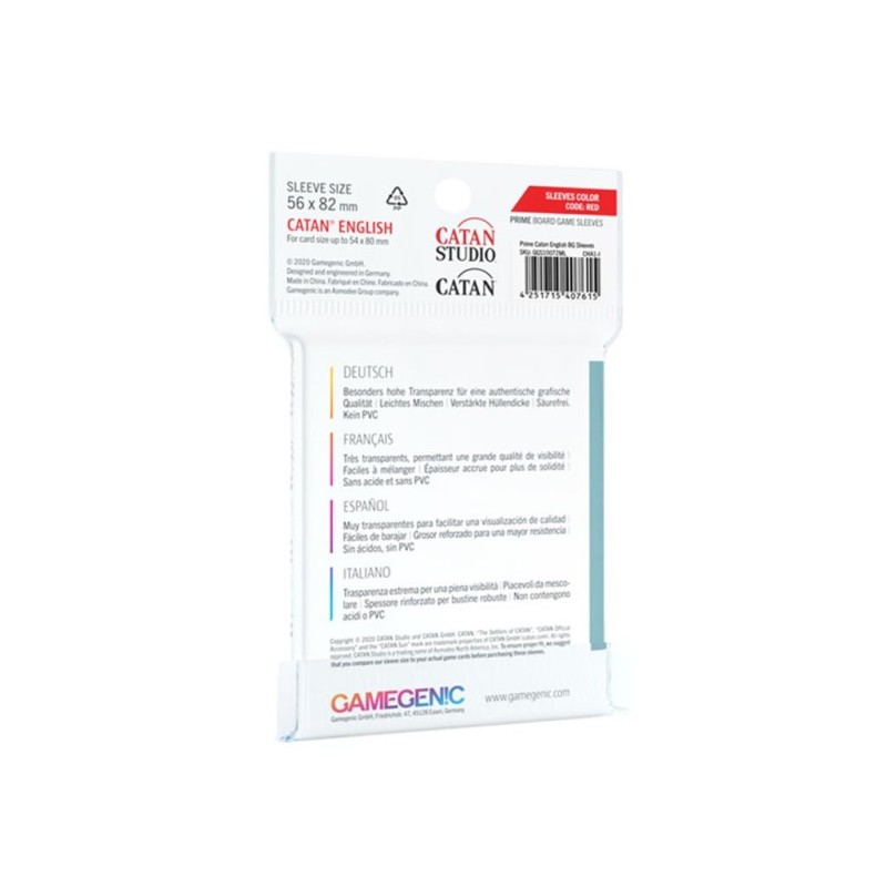 Prime Catan-Sized Sleeves 56x82mm (50)