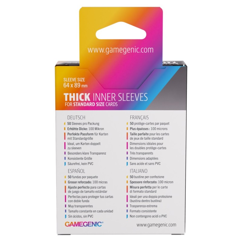 Thick Inner Sleeves 64x89