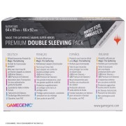 MTG Marvel SH Double Sleeving Comic Burst Black