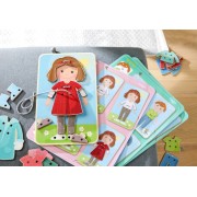 Juego de ensartar ¿Qué me pongo?
