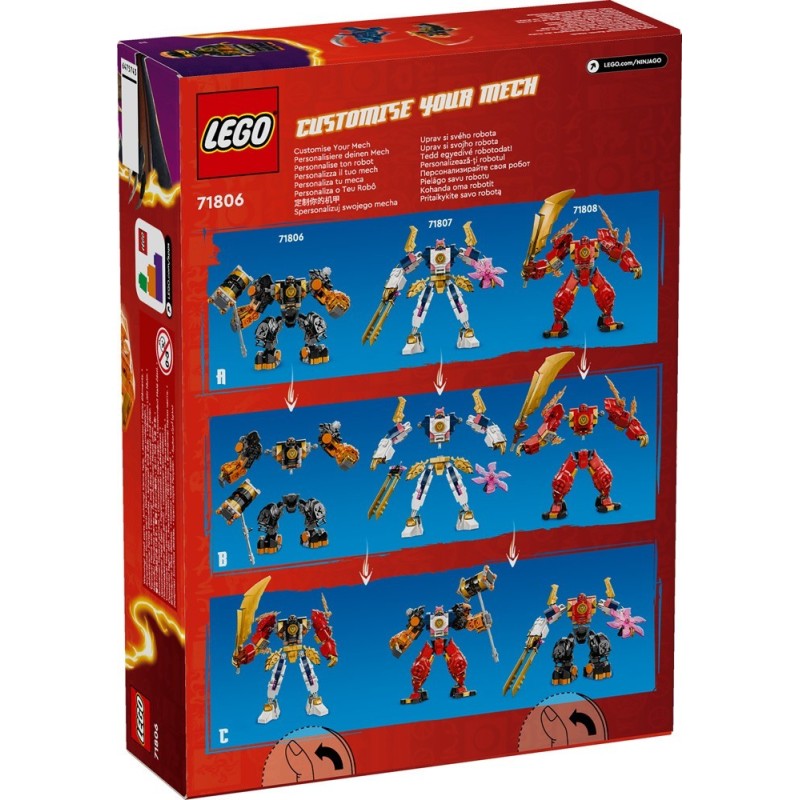 LEGO-71806 Meca Elemental de la Tierra de Cole