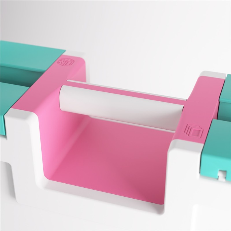 Game Castle Pink/White/Teal