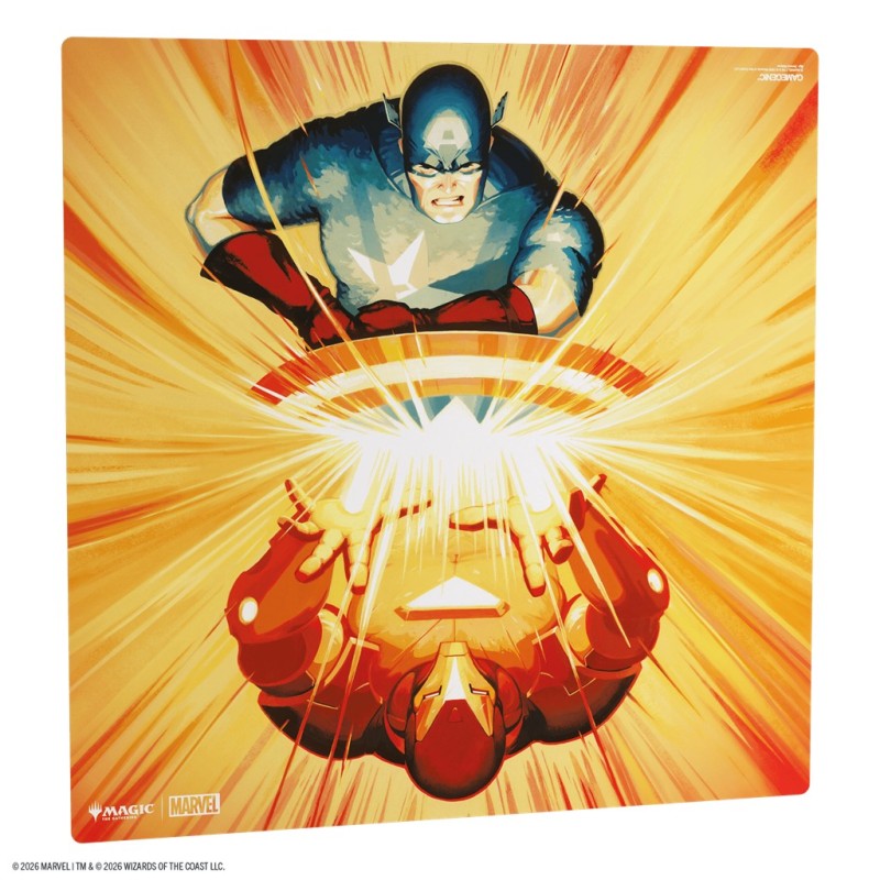 MTG Marvel SH 2Player Playmat Iron Man/Captain Ame