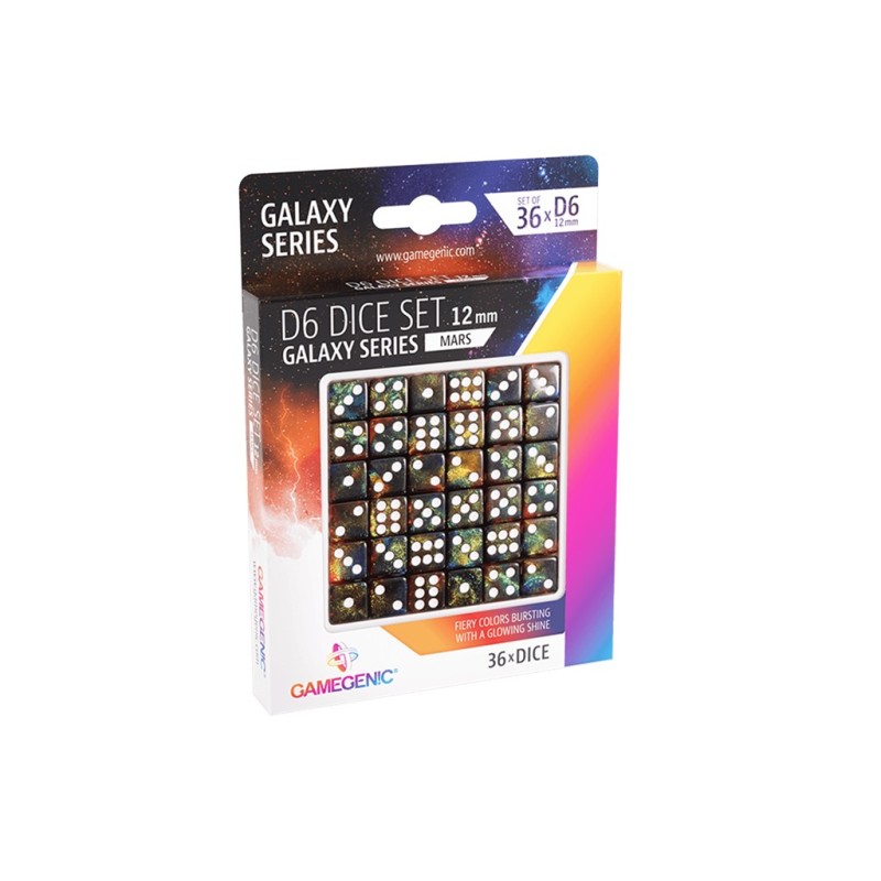 Mars D6 Dice Set 12 mm (36 pcs)