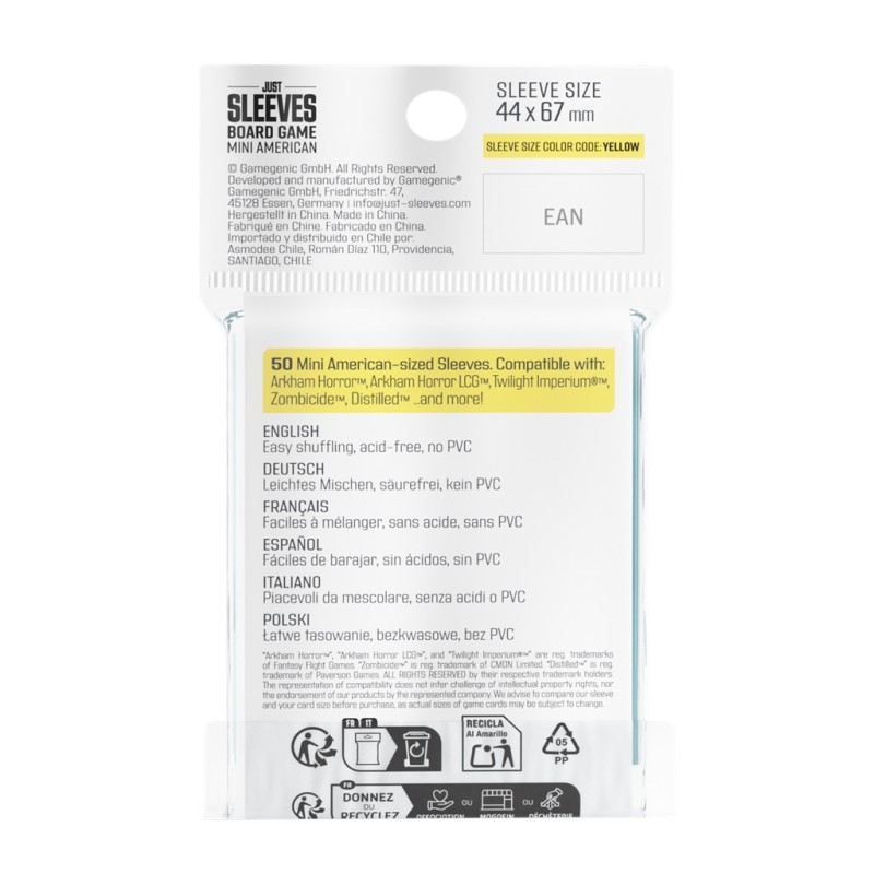 Just Sleeves Mini American (50)
