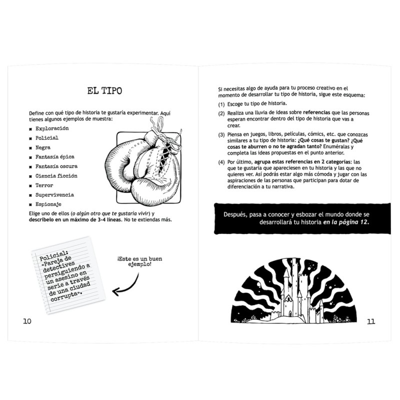 Pequeño kit de diseño narrativo