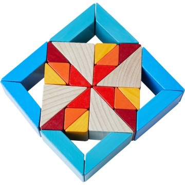 Juego de composición en 3D Mosaico de cubos