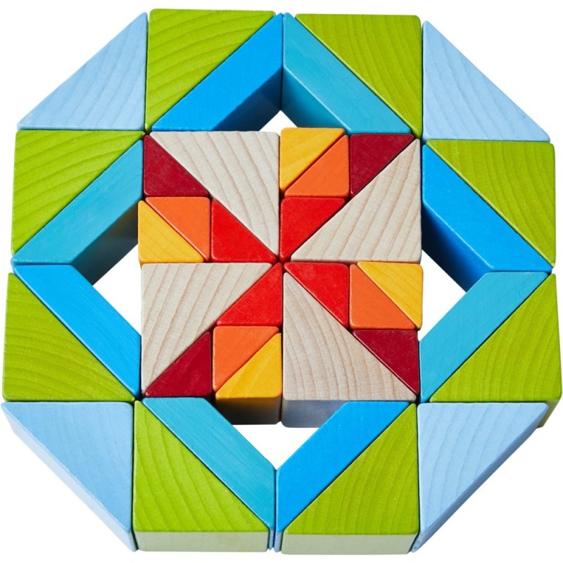 Juego de composición en 3D Mosaico de cubos
