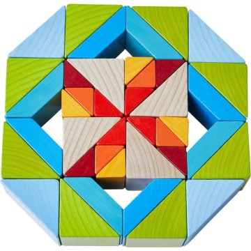 Juego de composición en 3D Mosaico de cubos