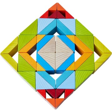 Juego de composición en 3D Mosaico de cubos
