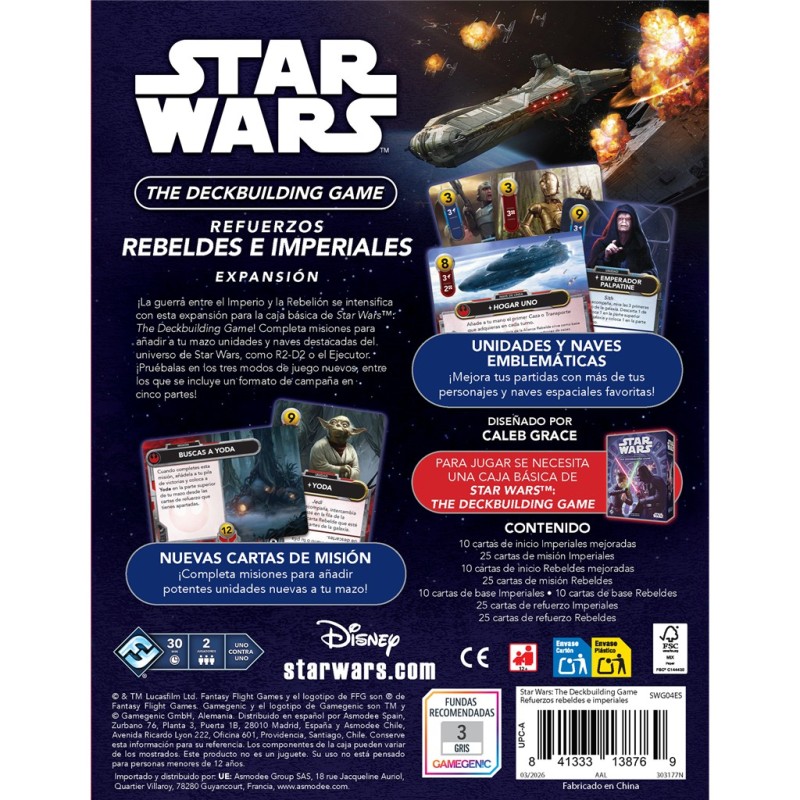 Star Wars: Deckbuilding Game Rebeldes e Imperiales