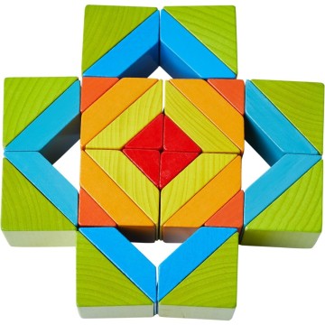 Juego de composición en 3D Mosaico de cubos