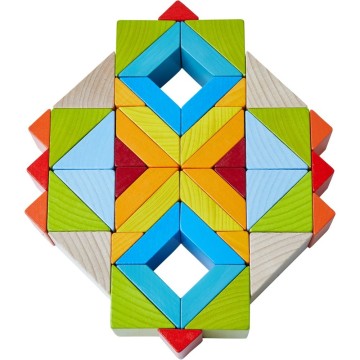 Juego de composición en 3D Mosaico de cubos