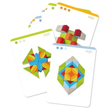 Juego de composición en 3D Mosaico de cubos