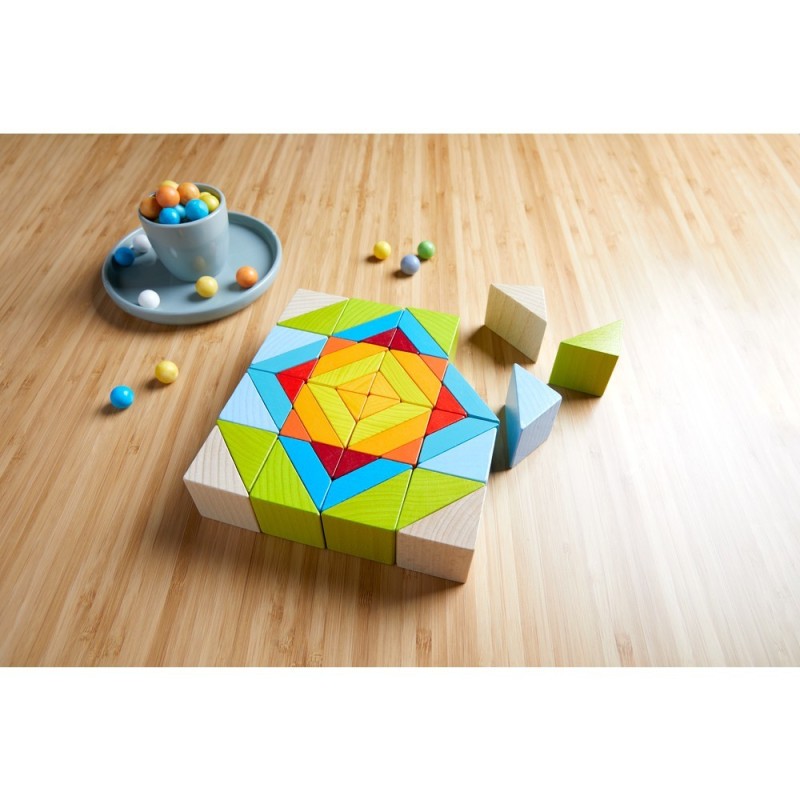 Juego de composición en 3D Mosaico de cubos