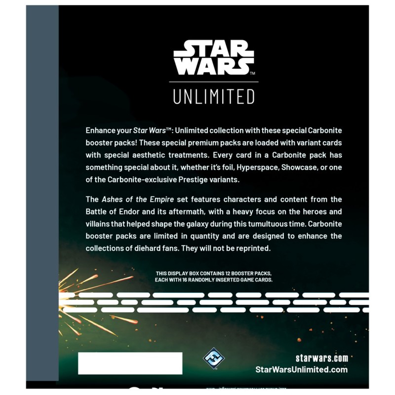 SWU: Ashes of the Empire Carbonite Booster Display