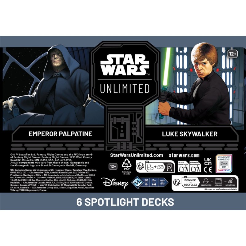 SWU: Ashes of the Empire Spotlight Decks (6)