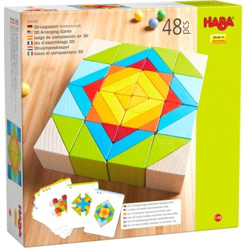 Juego de composición en 3D Mosaico de cubos