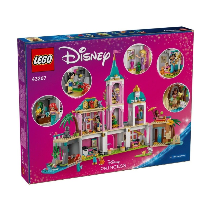 LEGO-43267 Castillo de las Princesas y Mascotas Reales
