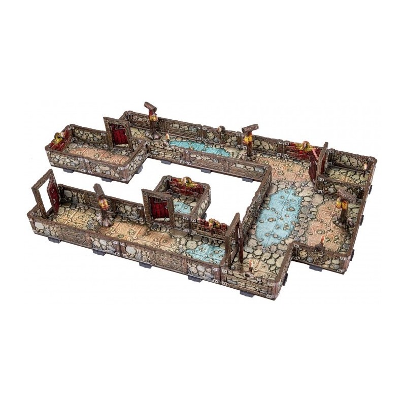 Dwarven Mine PrismaCast, Pre-Painted Terrain - Dungeons & Lasers