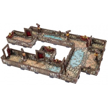 Dwarven Mine PrismaCast, Pre-Painted Terrain - Dungeons & Lasers