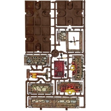 Dwarven Mine PrismaCast, Pre-Painted Terrain - Dungeons & Lasers
