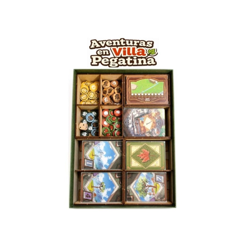 Inserto Compatible con AVENTURAS EN VILLA PEGATINA