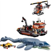 LEGO-77983 Ataque del Dinosaurio Marino Mosasaurus