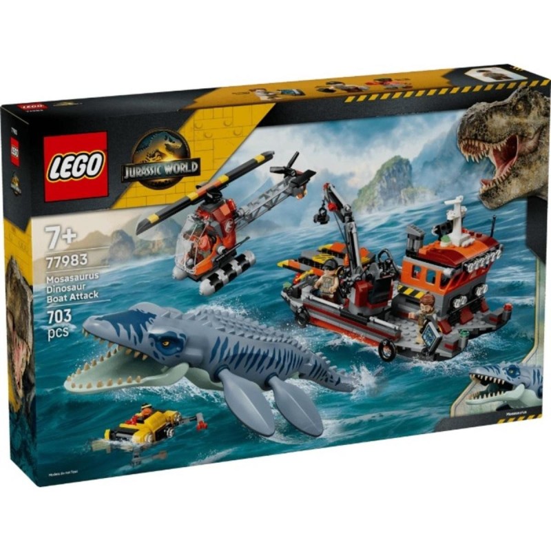 LEGO-77983 Ataque del Dinosaurio Marino Mosasaurus