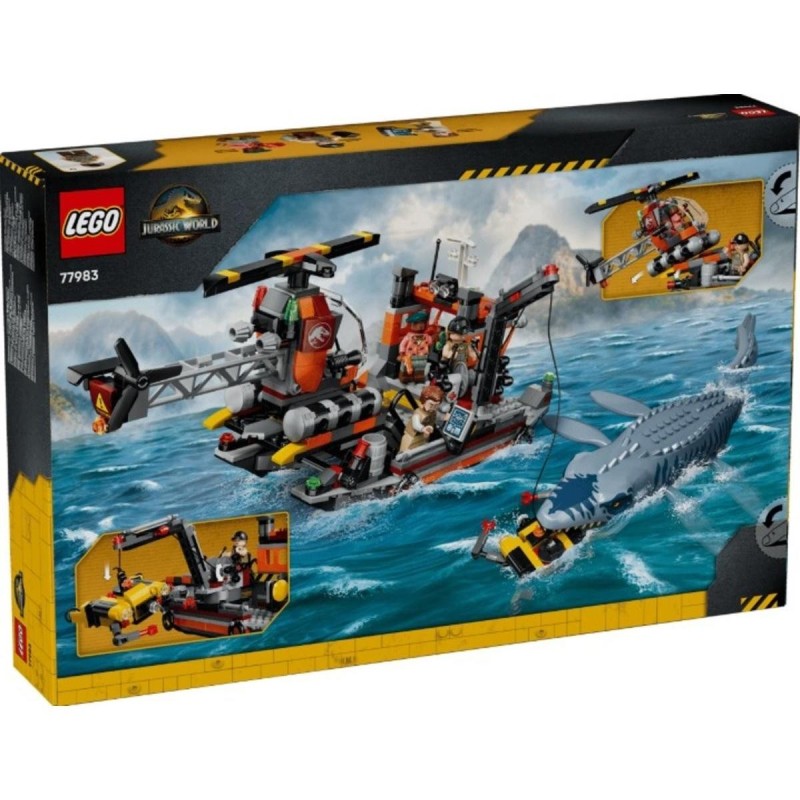 LEGO-77983 Ataque del Dinosaurio Marino Mosasaurus