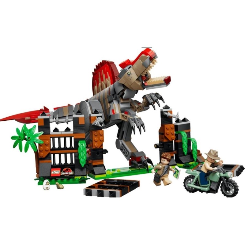 LEGO-77982 Huida del Dinosaurio Spinosaurus