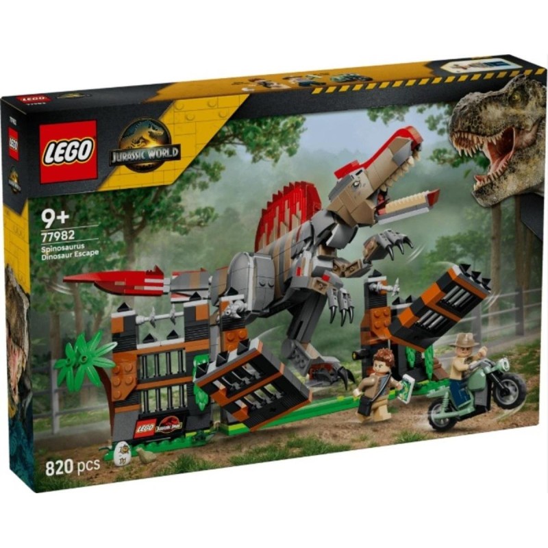 LEGO-77982 Huida del Dinosaurio Spinosaurus
