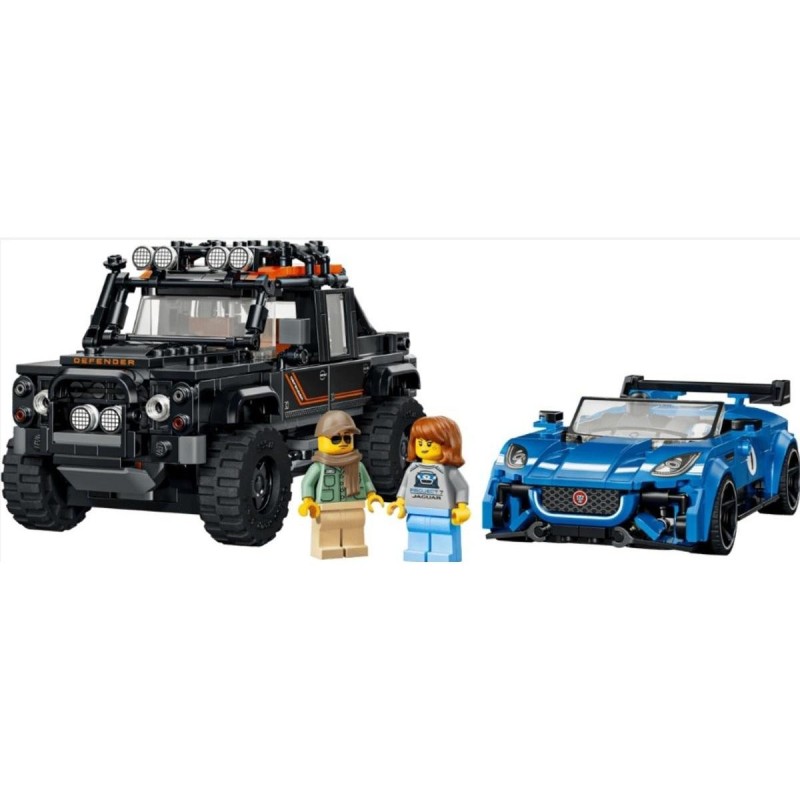 LEGO-77264 Jaguar Project 7 y Land Rover Defender
