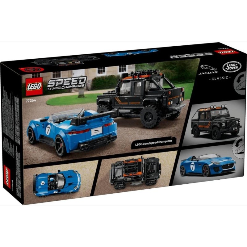 LEGO-77264 Jaguar Project 7 y Land Rover Defender