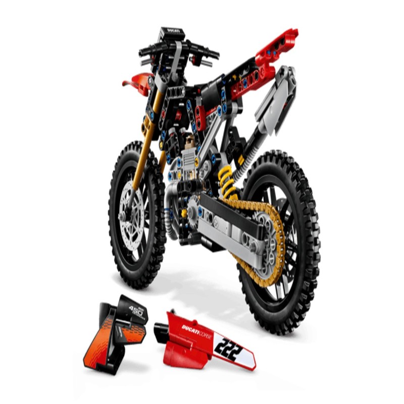 LEGO-42238 Moto Ducati Desmo450 MX Factory