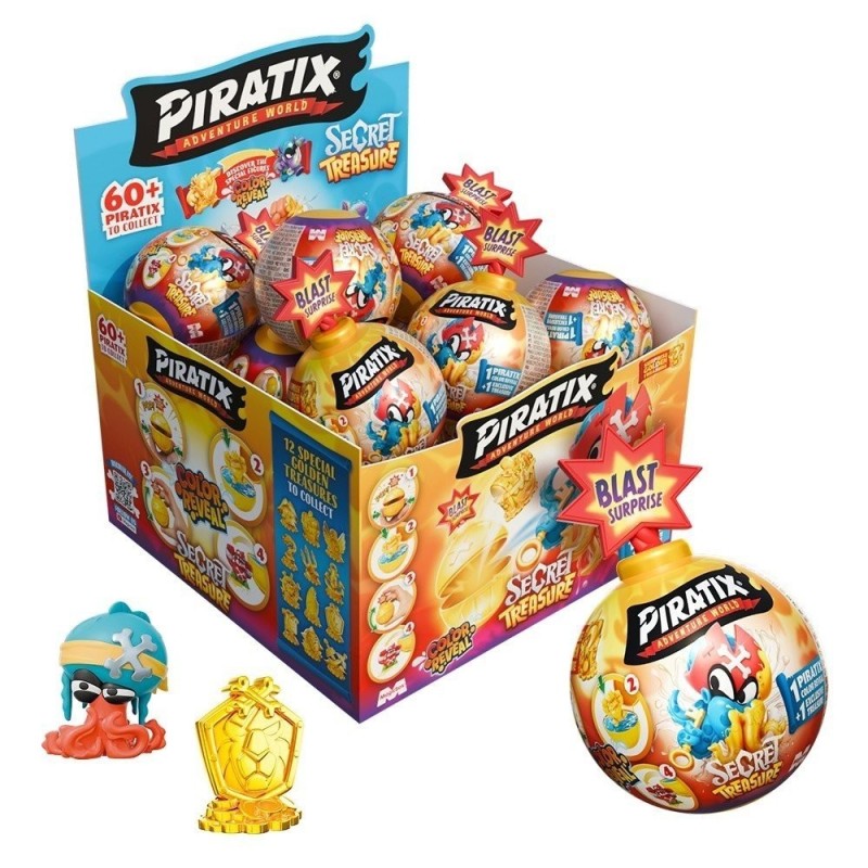 PIRATIX SECRET TREASURE - DISPLAY 18 BLAST SURPRISE