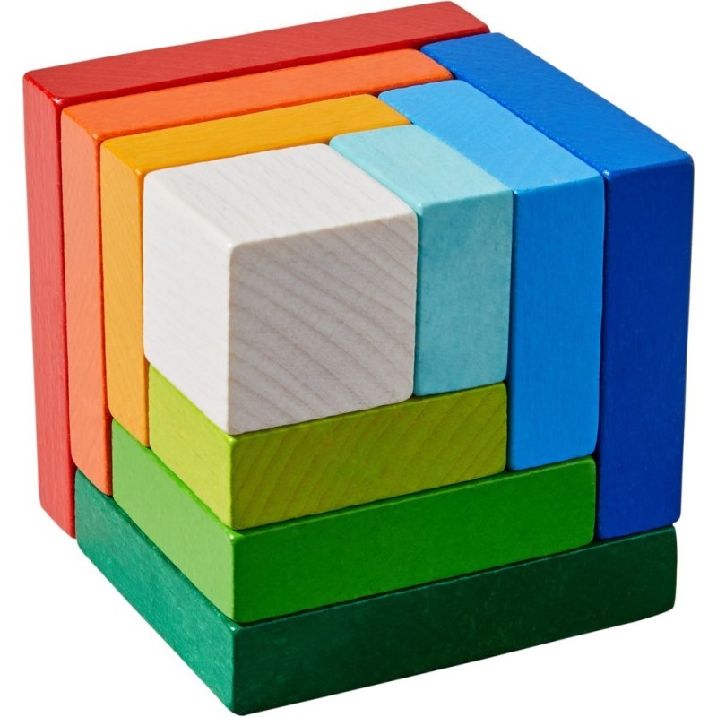 Juego de composición en 3D Cubo de color