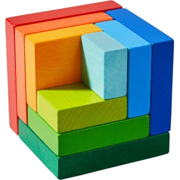 Juego de composición en 3D Cubo de color