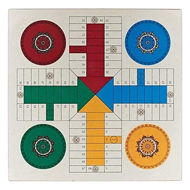 TABLERO AJEDREZ - PARCHIS 40x40 CM